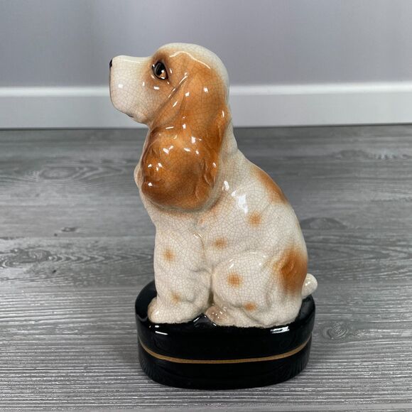 Vintage Takahashi 8in Cocker Spaniel Dog Porcelain Figurine Bookend Japanese - Picture 3 of 12
